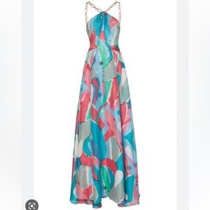 Cult Gaia Althea chain-embellished dress